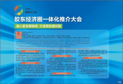 融入新发展格局 打造新的增长极 胶东经济圈一体化推介大会12月8日在北京举行